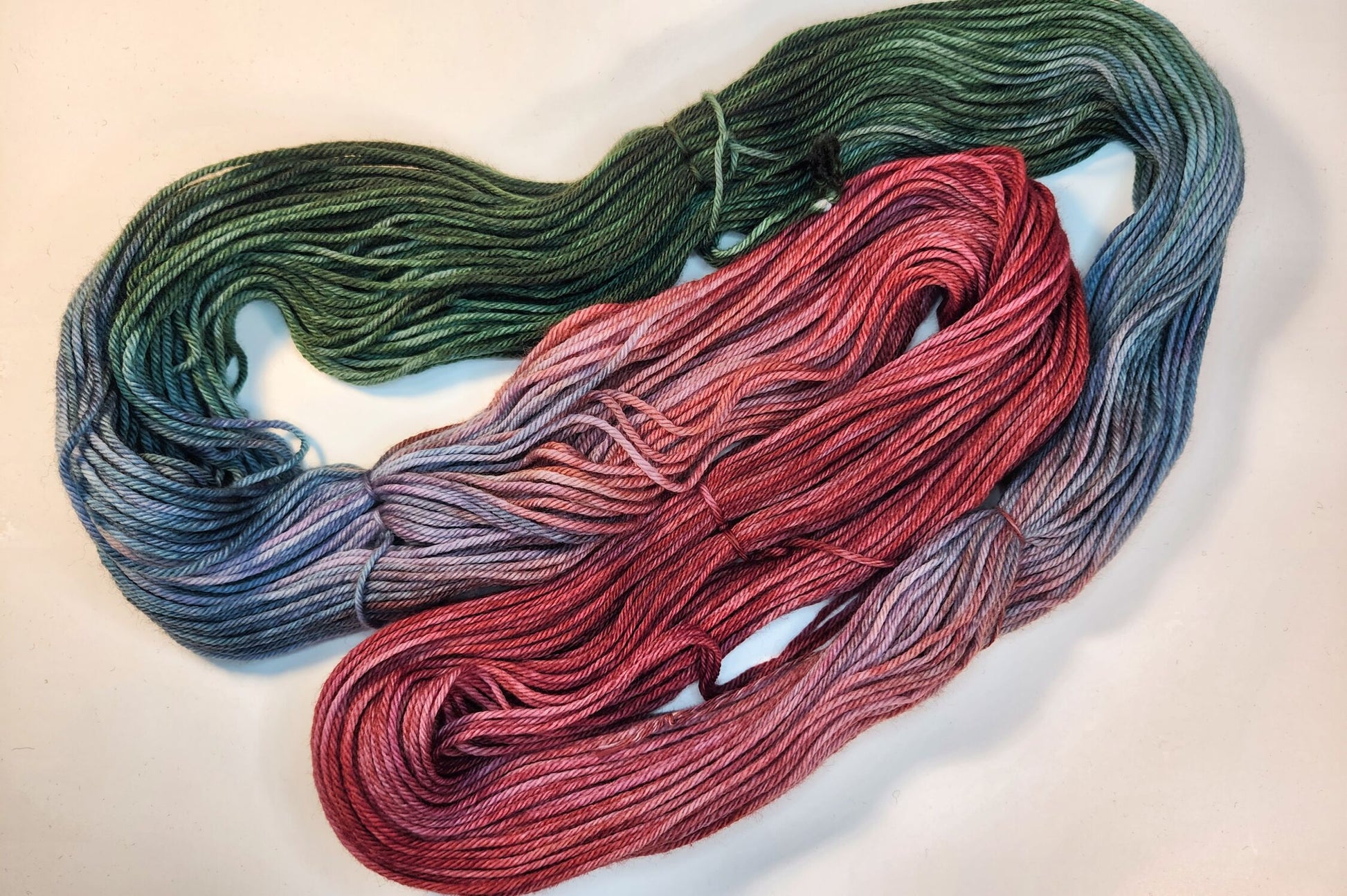 Hand Dyed Yarn Variegated