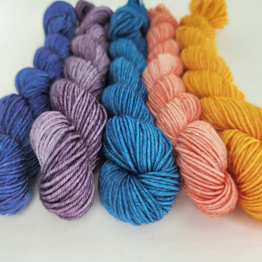 Glowing Skies - Mini Skein Set