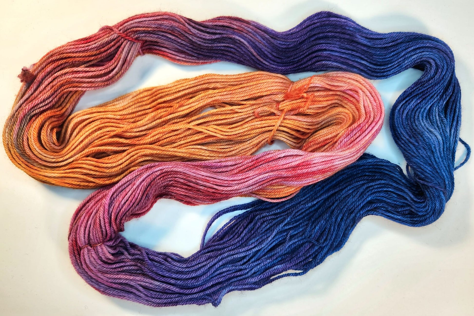 Hand Dyed Yarn Variegated
